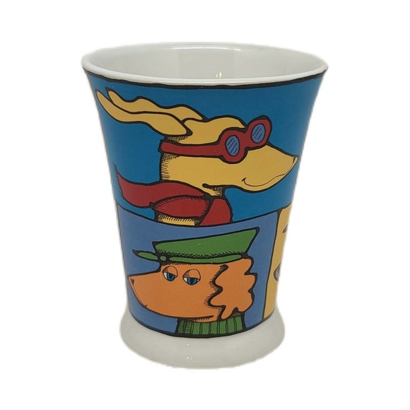 Ursula Dodge Adventure Dog Coffee Mug Tea Cup Cartoon Artist for Signature - Picture 1 of 7